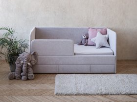 Диван-кровать Happy (светло-серый) в Поваренке - povarenka.mebel-nsk.ru | фото