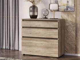 Комод КМ-01 Энигма (венге/дуб каньон) в Поваренке - povarenka.mebel-nsk.ru | фото