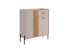 Комод с ящиком Доминика (кашемир/дуб крафт золотой) в Поваренке - povarenka.mebel-nsk.ru | фото