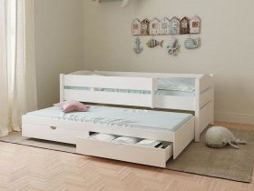 Кровать двухуровневая с ящиками «Лапландия» в Поваренке - povarenka.mebel-nsk.ru | фото