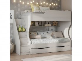 Кровать двухъярусная Каприз-22 КПР.22 в Поваренке - povarenka.mebel-nsk.ru | фото