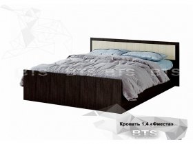 Кровать двуспальная 1,4м LIGHT Фиеста (BTS) в Поваренке - povarenka.mebel-nsk.ru | фото