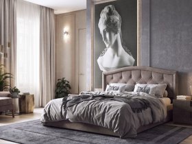 Кровать двуспальная 1,8м Верона-2 в Поваренке - povarenka.mebel-nsk.ru | фото