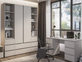 Модульная детская Люмо (кашемир) в Поваренке - povarenka.mebel-nsk.ru | фото