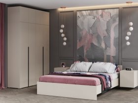 Модульная спальня Айри (кашемир) в Поваренке - povarenka.mebel-nsk.ru | фото