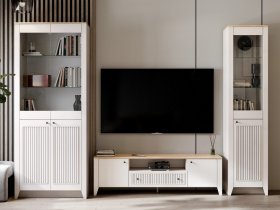 Модульная стенка Валенсия в Поваренке - povarenka.mebel-nsk.ru | фото