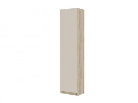 Шкаф Бостон ШК-003 (дуб крафт серый/кашемир) в Поваренке - povarenka.mebel-nsk.ru | фото