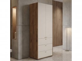 Шкаф двухстворчатый c ящиками Орма в Поваренке - povarenka.mebel-nsk.ru | фото
