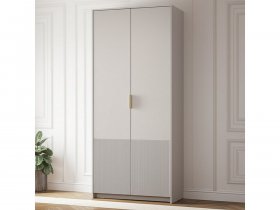 Шкаф двухстворчатый ШК-04 Пандора (кашемир/MF03) в Поваренке - povarenka.mebel-nsk.ru | фото