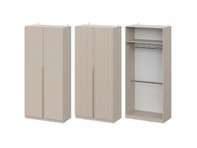 Шкаф ШК-100 Эккервуд (меланж) в Поваренке - povarenka.mebel-nsk.ru | фото