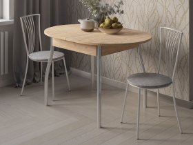 Стол обеденный Орфей-5 Ст030.3 (дуб крафт золотой) в Поваренке - povarenka.mebel-nsk.ru | фото