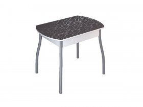 Стол обеденный Орфей-6 Ст085.0 (пластик коричневый) в Поваренке - povarenka.mebel-nsk.ru | фото