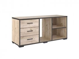 Тумба 1200 Тм075.0 Гермес лофт (дуб крафт серый) в Поваренке - povarenka.mebel-nsk.ru | фото